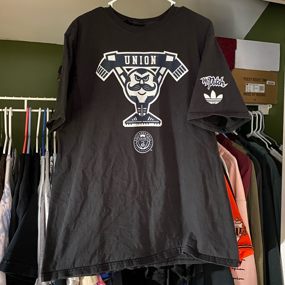 Adidas MLS Soccer Philadelphia Union Soccer Tee T Shirt